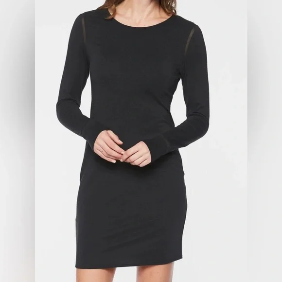 Athleta | Dresses | Nwt Athleta Weekday Industry Dress Medium Black |  Poshmark